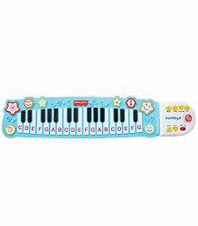 Fisher-price Bendyband Roll-up Pianoelectric Piano Keyboard For Kids 32 Soft Piano Keys 5 Songs Follow-me Mode Musical Toys For Toddlers Ages 3+