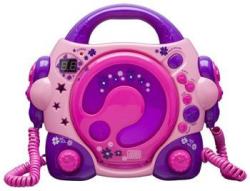 BigBen Interactive Cd Player With 2 Microphones - Pink
