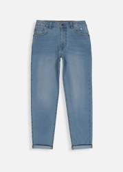 Adjustable Relaxed Fit Denim Jeans