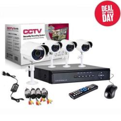 4 Channel Hdmi Diy Cctv Kit With Internet & 3 G Phone Viewing