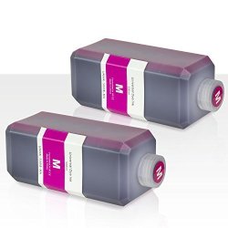 Officesmartink Refill Ink With Refill Kit Compatible With Most Inkjet Printers Magenta 500 Ml Bottle 16.9 Oz 2-PACK