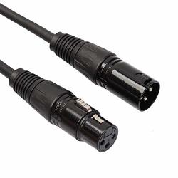 Yuehuam Xlr Cable Male To Female Balanced Microphone Cable Studio Audio Cable Connector Cords Adapter For Microphones Or Instruments Recording Karaoke SINGING-1.8M 5.6FT