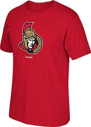 Nhl Ottawa Senators Men's "jersey Crest" Tee Xx-large Red