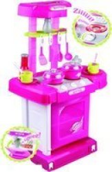 Jeronimo Pack Up Play Kitchen Set - Pink