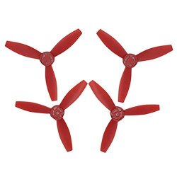 Transer 4PCS Blades Replacement Propellers Set For Parrot Bebop 2 Drone Quadcopter Red