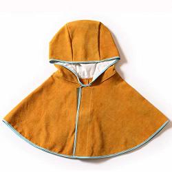 Leather Welding Hood Cape Flame Retardant Welder Cover Cap Hat Protective Safety