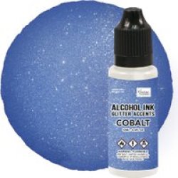 Alcohol Ink - Glitter Accents - Cobalt 12ML