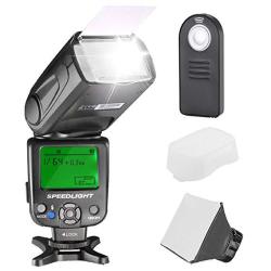Neewer NW620 Manual Flash Speedlite Kit For Canon Nikon Dslr Cameras INCLUDES:NW620 GN58 Flash Speedlite Hard Diffuser 2.4G Wireless Trigger Microfiber Cleaning Cloth