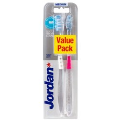 Jordan Target Toothbrush White 2 Pack