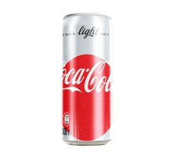 Coca-Cola Soft Drink Can Light 24 X 300ML