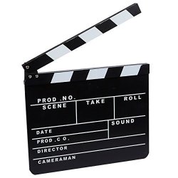 Professional Vintage TV Movie Film Clap Board Slate Cut Prop Director  Clapper
