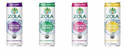 Zola Hydrating Energy Drink Variety : Pineapple Coconut Acai Berry Dragon Fruit Matcha Green Tea - 12 Ounce Pack Of 8