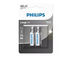 Philips Longlife Aa Batteries: Sustaining Power For The Long Haul -R6L2B 40