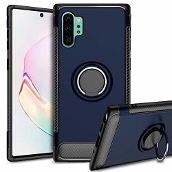 Blue Galaxy Note 10 Plus Case With Kickstand Greatruly Heavy Duty Dual Layer Drop Protection Phone Case For Samsung Galaxy Note 10+ 2019 Hard