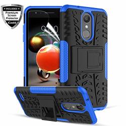 Icoold LG K30 Phone Cases LG K10 2018 Case LG Phoenix Plus lg K10 Alpha lg Harmony 2 PREMIER Pro Lte lg CV3 Prime W screen Protector Rugged Kickstand