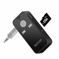 Bluetooth Receiver Wireless Car Audio Adapter Hands-free Audio Receiver & MINI 3.5MM Aux Audio Adapter Car Kits For Headphones speakers home Streaming Music Stereo Sound System