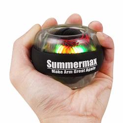 Summermax Wrist Power Essential Spinner Trainer Powerball Arm Strengthener Gyroscopic Wrist And Forearm Exerciser Ball Make Your Fingers Wrists Forearm Triceps Biceps And Arm