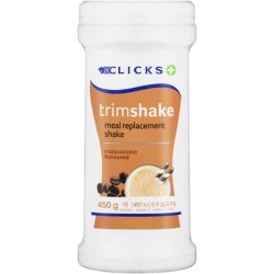 Clicks Trimshake Cappuccino Meal Replacement Shake 450G
