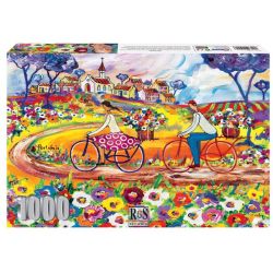 Portchie Memorable Day Cycling 1000 Piece Jigsaw Puzzle