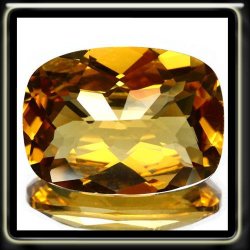 4.77 Ct Aaa Natural Golden Yellow Brazil Citrine Cushion With Ckb Beautiful