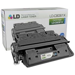 Ld Remanufactured Replacement For Hewlett Packard C8061X Hp 61X High Yield Black Laser Toner Cartridge For Use In Hp Laserjet 4100 4100DTN 4100MFP 4100N