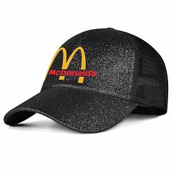 Topstankcc Messy High Bun Star Ponytail Cap Mcdonald's-logo-symbol-black Snapback Cap