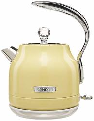 Sencor SWK46YL Crystal Electric Kettle with Power Cord Base, Sunflower  Yellow 