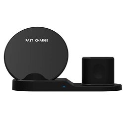 Barcley Wireless Charger Compatible With 3 In 1 Charging Station For Apple Wireless Charging Stand Apple Watch For Apple Watch And Iphone Airpod Compatible