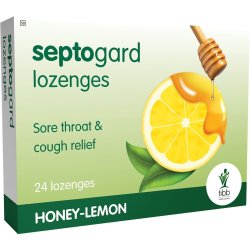 Tibb Septogard Honey And Lemon Lozenges 24'S