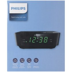 Philips Digital Tuning Clock Radio AJ3116 12