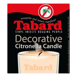 Tabard Citronella Candle Glass
