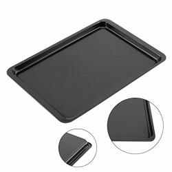 Charmsamx Set Of 3 Non-stick Baking Cookie Sheet Carbon Steel Bakeware Compact Toaster Oven Pan Tray Ovenware Baking Pans Dishwasher Safe 14.5 X 10.0