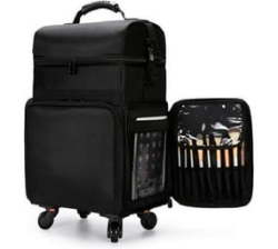 Luxury Professional Manicure Suitcase Travel Carry-on Makeup