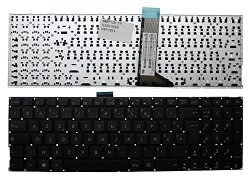 KEYBOARDS4LAPTOPS French Layout Replacement Laptop Keyboard Black Windows 8 For Asus 0KNX0-6120FR00 Asus 9Z.N8SSW.F0F Asus K555 Asus NSK-USF0F Asus X555