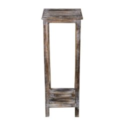 Tall Wooden Madi Occasional Table Sotran Dekorativ