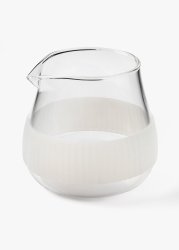Glass Milk Jar