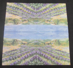 The Velvet Attic - Beautiful Imported Paper Napkin Serviette - Lavender Farm