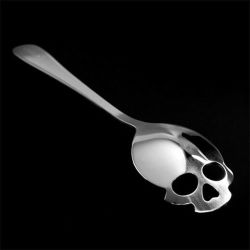 Stainless Steel Skull Shaped Spoon