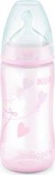 Nuk First Choice Bottle Silicone Teat Size 1 300ML Rose Heart