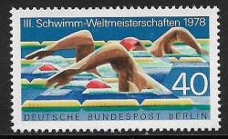 Germany - Berlin Mnh 1978 Swimming Um