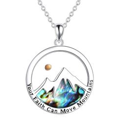 Your Faith Can Move Mountains - Sea Shell Pendant And Chain