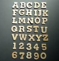 Chipboard Ply Wooden Alphabet Letters 4MM Thick And 5.5CM Big - Scrapbooking - The Letter J