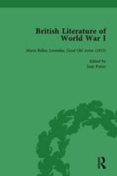 British Literature Of World War I Volume 3 Hardcover
