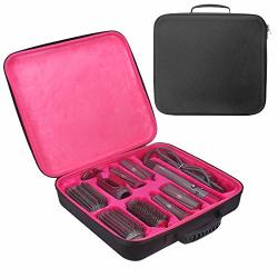 Hijiao Hard Travel Case For Dyson Airwrap Complete Styler And Accessories Waterproof Shockproof Carring Case Black