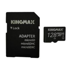Kingmax 128GB Micro Sdhc Memory Card With Sd Card Adaptor 80MB S