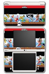 New Super Mario Bros 2 Party 3D Land World Enemy Hammer Bros Ghost Goomba Video Game Vinyl Decal Skin Sticker Cover For Nintendo Dsi XL System