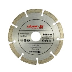 Bore-it - Diamond Blade - Segmented - 125MM - 3 Pack