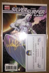 Silver Surfer In Thy Name 1 Signed Michael Turner With Coa
