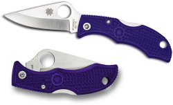 Spyderco Knife Ladybug Purple - LPRP3