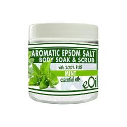 Epsom Bath Salts Mint Aromatic Body Soak & Scrub 200 Ml